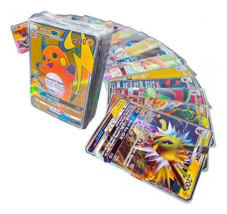 20 Cartas Pokemon GX e EX e Ultra Raras - Proxy - Deck de Cartas - Magazine  Luiza