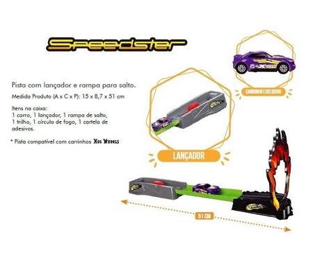 7040 - carrinho de brinquedo (speedster pista rapida) - 7898506725502 -  Polibrinq - Pistas - Magazine Luiza