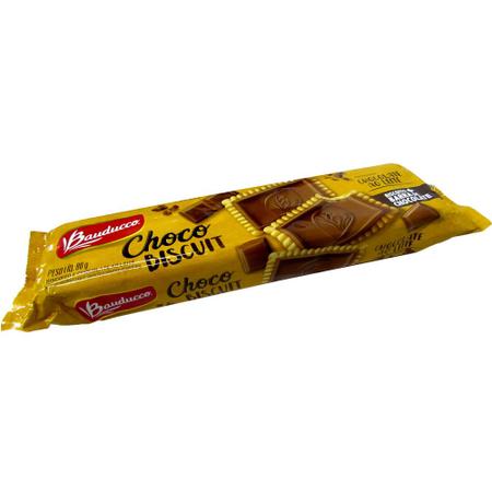 Biscoito Bauducco Choco Biscuit ao Leite 80g, Biscoito Doce