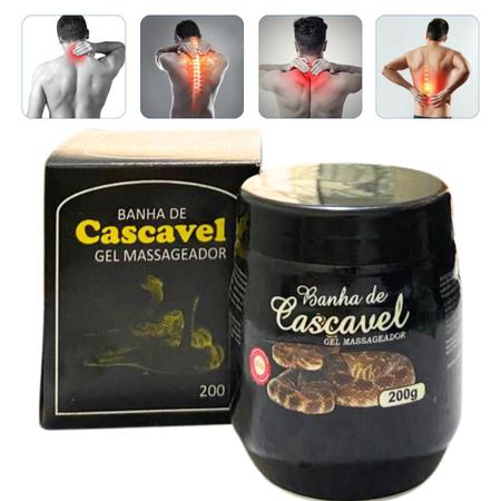 Imagem de 8 Gel Massageador Banha de Cascavel Pote 200g