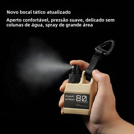 Imagem de 80ml Bomba Portátil Spray Garrafa Para Álcool Perfume Recarregável Recipiente Cosmético Acampamento