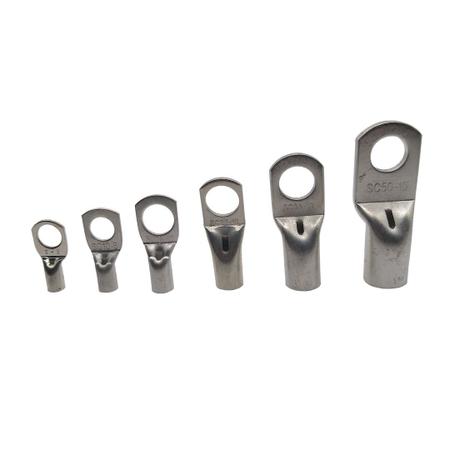 8un Terminal de Compressão Para Cabo de 16mm² Furo M6 SC16-06 - C&B Conectores Imagem de 8un Terminal de Compressão Para Cabo de 16mm² Furo M6 SC16-06