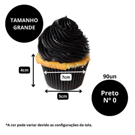 Imagem de 90 Forminhas Cupcake Nº 0 Papel Forneavel Varias Cores Mago