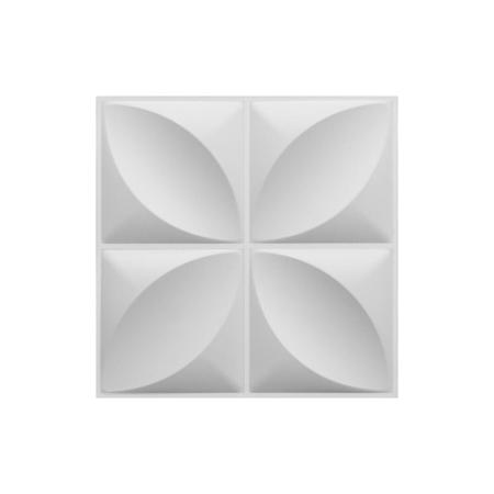 Imagem de 90 Placas PVC 3d Revestimento de Parede Decorativa Petalas Alto relevo Quarto Sala Cozinha 25cm x 25cm