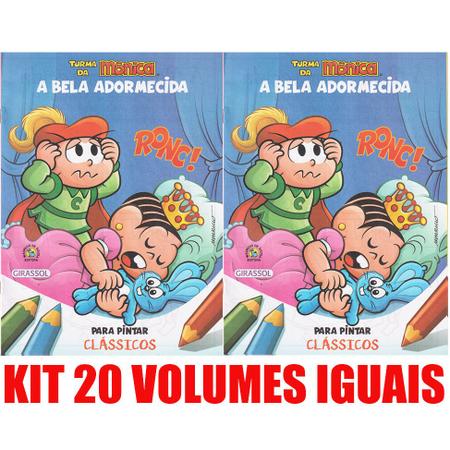 Imagem de A Bela Adormecida Livro Para Pintar Kit 20 Vols Lembrancinha