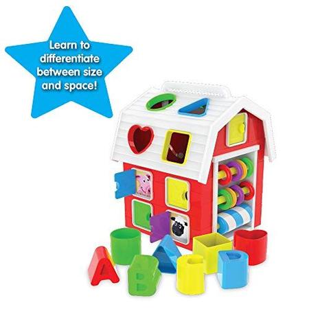 A Jornada de Aprendizagem - Aprendizagem Precoce - Cubo de Atividade Agrícola - Classificador de Forma para Crianças com 12 Meses ou Mais - Brinquedos Premiados - The Learning Journey Imagem de A Jornada de Aprendizagem - Aprendizagem Precoce - Cubo de Atividade Agrícola - Classificador de Forma para Crianças com 12 Meses ou Mais - Brinquedos Premiados