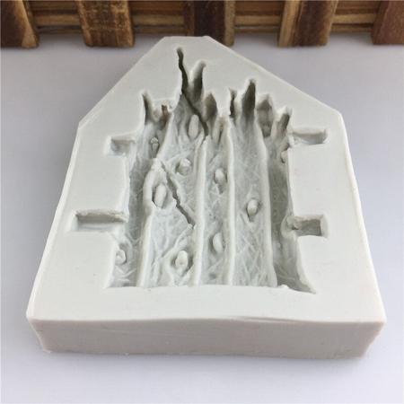 Imagem de A nova cerca de bambu molda o molde de gesso de aromaterapia - 2pcs