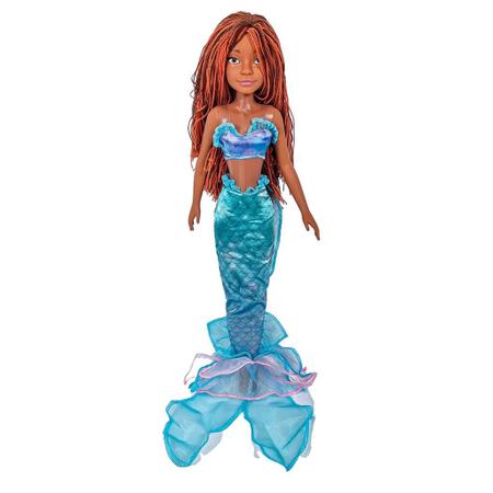 Imagem de A Pequena Sereia Boneca Ariel Live Action Articulada Grande - Baby Brink