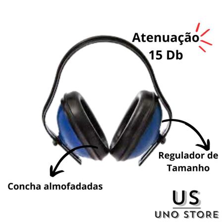 Imagem de Abafador De Ruido Protetor Ouvido Audio Som Protecao Epi Para Autista 