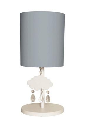 Abajur Infantil Quarto De Bebê Nuvens Azul bebê - Tom Luz Imagem de Abajur Infantil Quarto De Bebê Nuvens Azul bebê