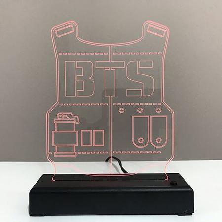 Abajur Luminária Bangtan Boys LED - Tecnotronics Imagem de Abajur Luminária Bangtan Boys LED