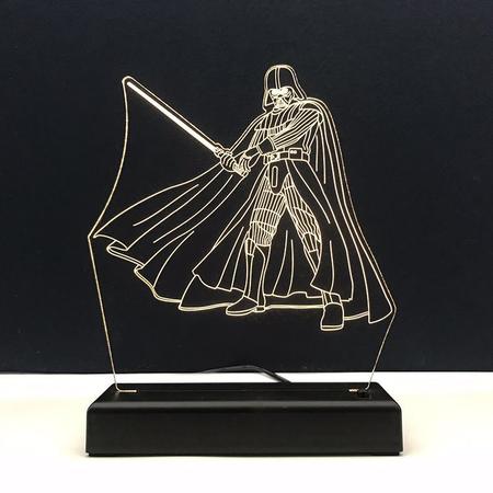 Imagem de Abajur Luminária LED Star Wars Darth Vader Decorativa