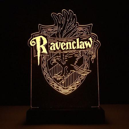 Abajur Luminária Mesa Corvinal Harry Potter Ravenclaw LED - Tecnotronics -  Abajur - Magazine Luiza