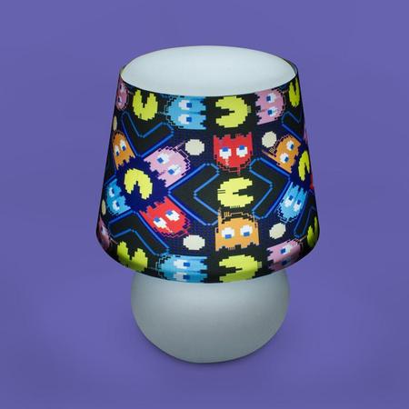 Imagem de Abajur Luminária Micro Lampe Led Decoração Capa Pac-Man