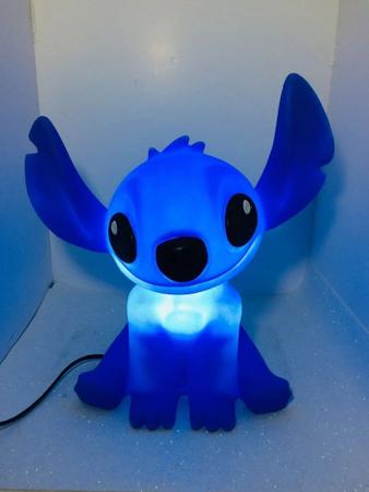 Luminária Infantil Stitch Alien Personagem Disney Abajur Decoração