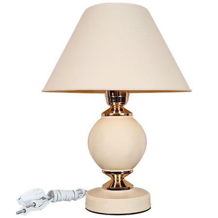 Imagem de Abajur Moderno Decoração Quarto Sala Luminária Lamp Sand Bege