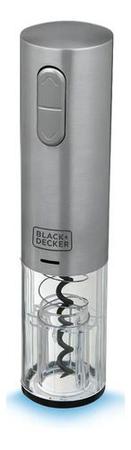 Imagem de Abridor De Vinho Elétrico W10 Black Decker Inox Saca Rolhas USB