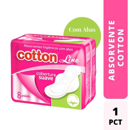 Imagem de Absorvente Higiênico Cotton Line Ca Unidade