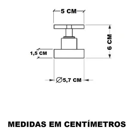 Imagem de Acabamento C-22 Preto Luxo em Metal Para Registros que possuam Padrão Deca...