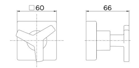 Imagem de Acabamento para registro DocolBase 1/2", 3/4" e 1" Docol City