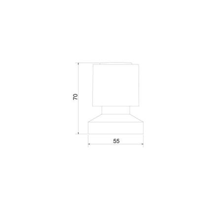 Imagem de Acabamento Para Registro Domus C 40 1/2'', 3/4'' E 1'' PET Meber Metais