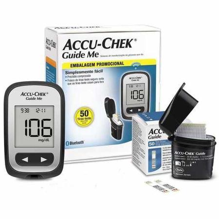 Imagem de Accu-chek Guide kit 50 tiras + Monitor de Glicemia sc Roche