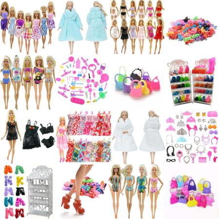 Kit De Acessórios Roupas Para Boneca Barbie e Ken - Sheilinha Confecção -  Roupa de Boneca - Magazine Luiza