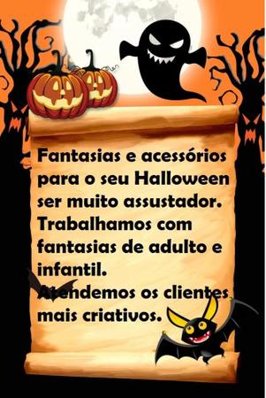 Kit Fantasia Bruxa Bruxo Bruxinha Nariz Unha Dedo Queixo Dente Dentadura  Chapéu 05 Itens Halloween Cosplay Carnaval