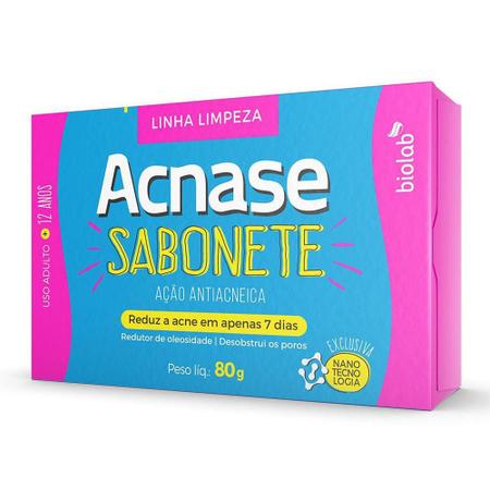 Imagem de Acnase clean sabonete antiacneico com 80g