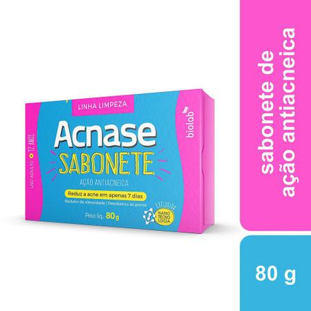 Imagem de Acnase Clean Sabonete Antiacneico com 80g