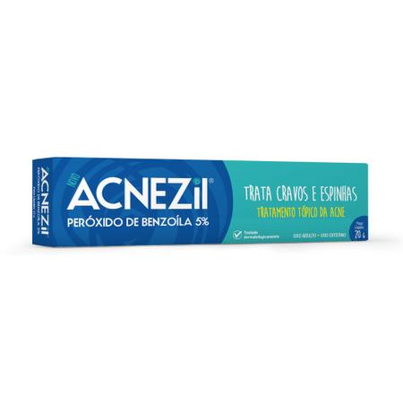 Imagem de Acnezil Gel 20g Trata cravos e espinhas