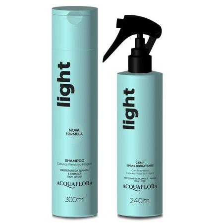 Imagem de Acquaflora - Kit Light - Shampoo + Spray 2 Em 1