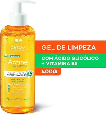 Imagem de Actine Gel de Limpeza Dermatológico Oil Control  400g