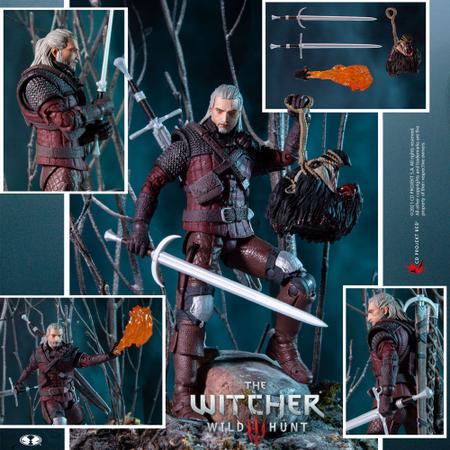 Em promoção! Monstro Assassino Jogo De Geralt De Rivia Lobo Branco Griffin  Escola De Aço Mini Metal Réplica Jogadores De Presente