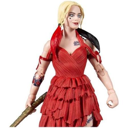 Boneca Action Figure Arlequina Ou Harley Quinn Esquadrão Suicida 18cm