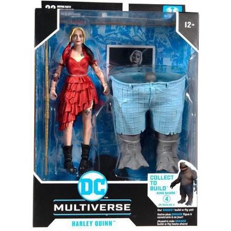 Boneca Action Figure Arlequina Harley Quinn Dc Multiverse B