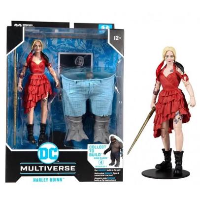 Boneca Dc Multiverse Harley Quinn Arlequina Articulada Fun