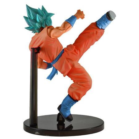 Dragon Ball Super Saiyan Goku Action Figures, Cabelo azul Modelos,  Brinquedos colecionáveis