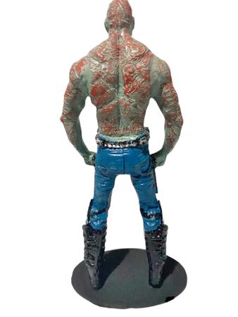 Action Figure Estatueta Drax em Resina Guardi o da Gal xia