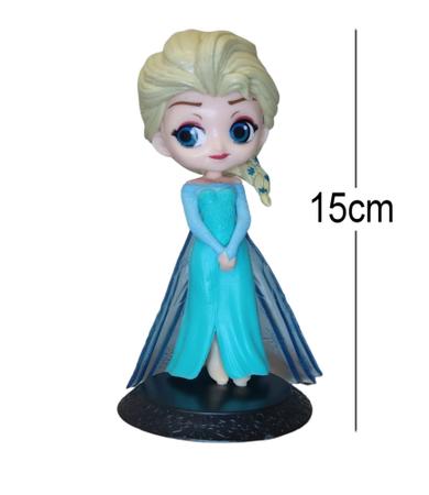 Imagem de Action Figure Frozen Rainha De Gelo Boneca Elsa Colecionável Super Luxo