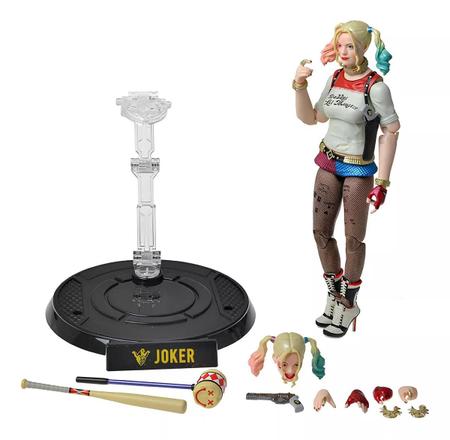 Imagem de Action Figure Harley Quinn Arlequina Articulada Original