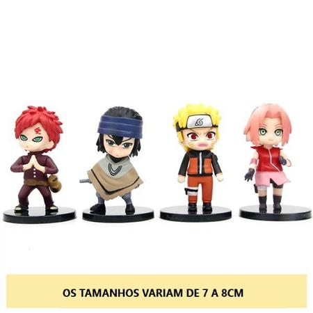 NO BRASIL** 12 bonecos naruto chibi com base 7cm Naruto shippuden