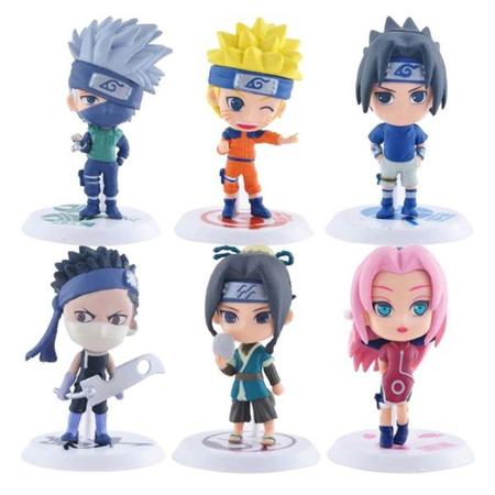 Action Figure Kit 6pçs Naruto Shippuden Hatake Outros 7cm - Bandai - Action  Figures - Magazine Luiza