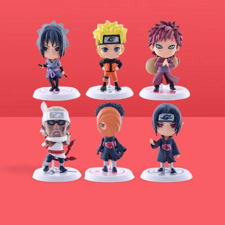 Action Figure Kit 6pçs Naruto Shippuden Hatake Outros 7cm - Bandai - Action  Figures - Magazine Luiza