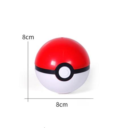 Imagem de Action figure pokemon articulado dentro da pokebola boneco