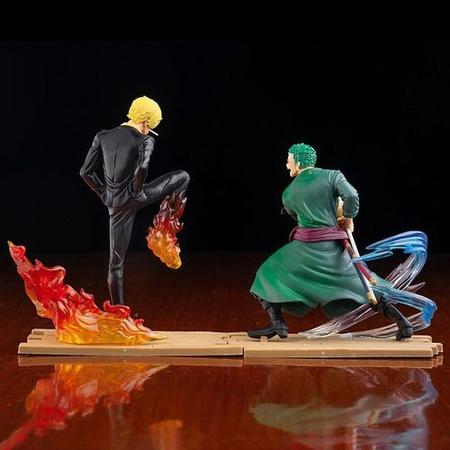 Imagem de Action Figure Roronoa + Sanji Boneco One Piece