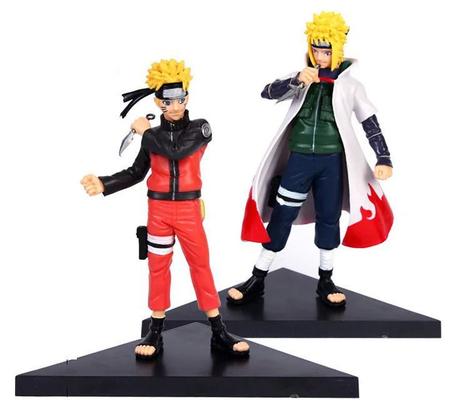 Imagem de Action Figures - Naruto e Minato - Kit com 2 Peças.