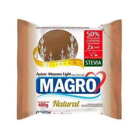 Imagem de Açúcar Mascavo Light com Stevia Magro 400 g
