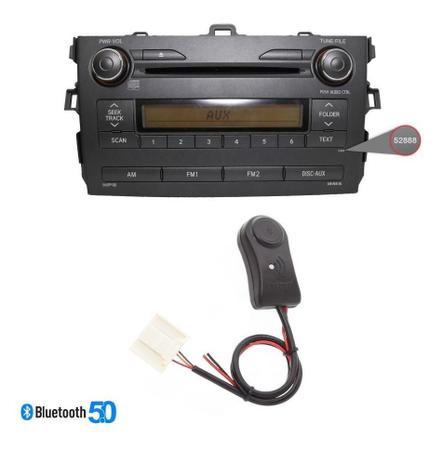 Imagem de Adaptador Aux Bluetooth 5.0 Interface Para Toyota Corolla