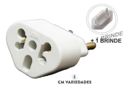 Imagem de Adaptador Benjamin Bob Love 10a/20a Kit 10pças Pino Maciço